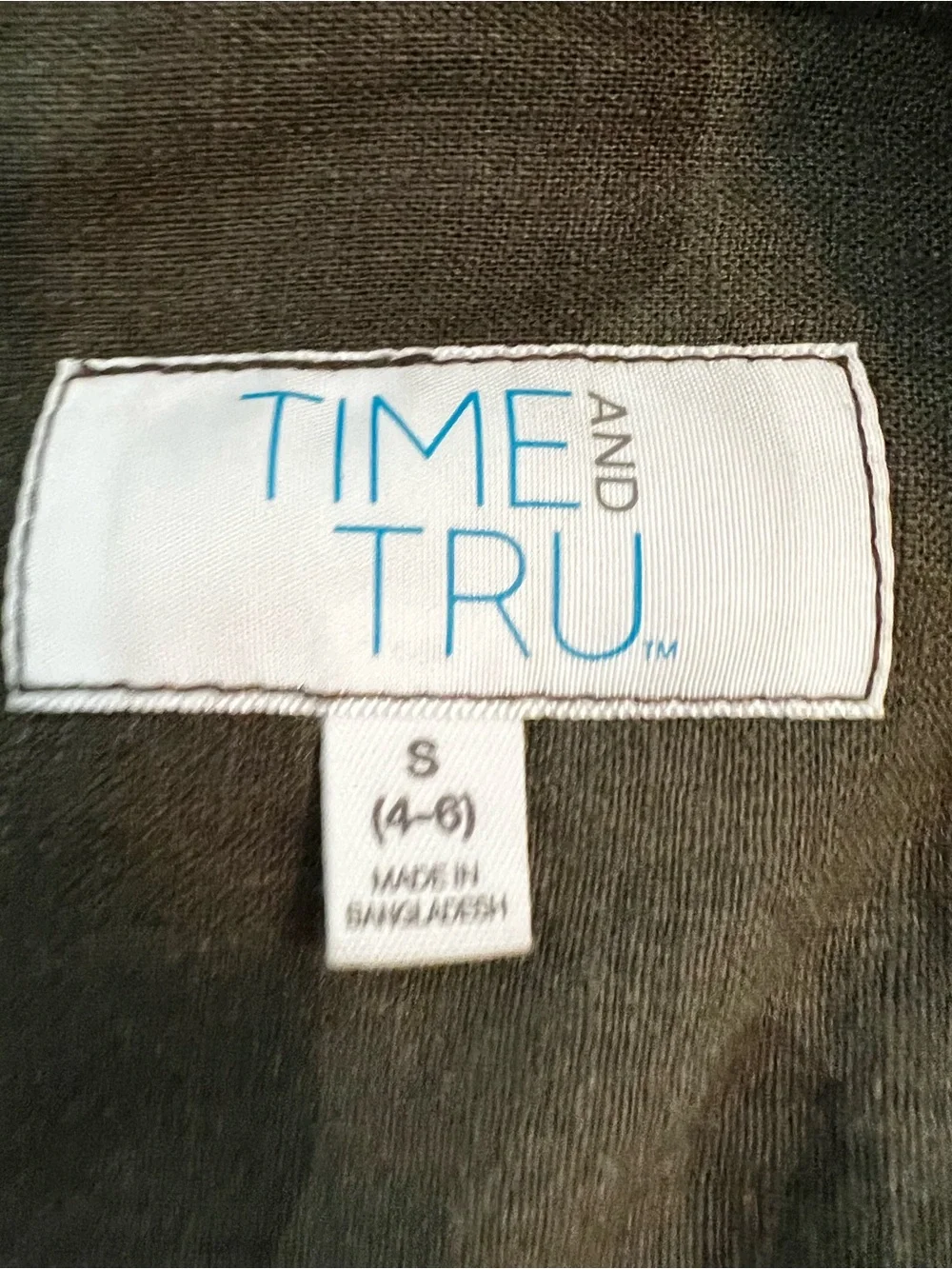 NWOT Time and Tru Olive Green Camo Utility Jacket - Picture 9 of 10